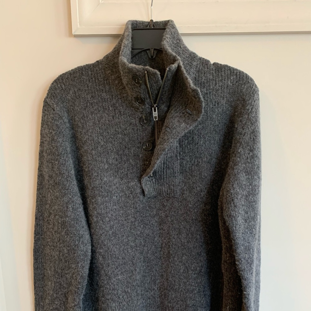 Men’s French Connection Wool Blend Grey Sweater